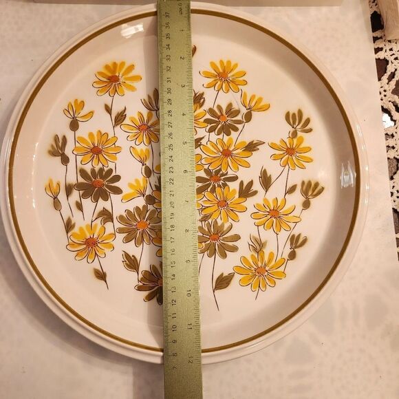 New Mikasa Light 'n Lovely "Posy Paradise" #5454 12" Platter Made in Japan - Picture 3 of 5